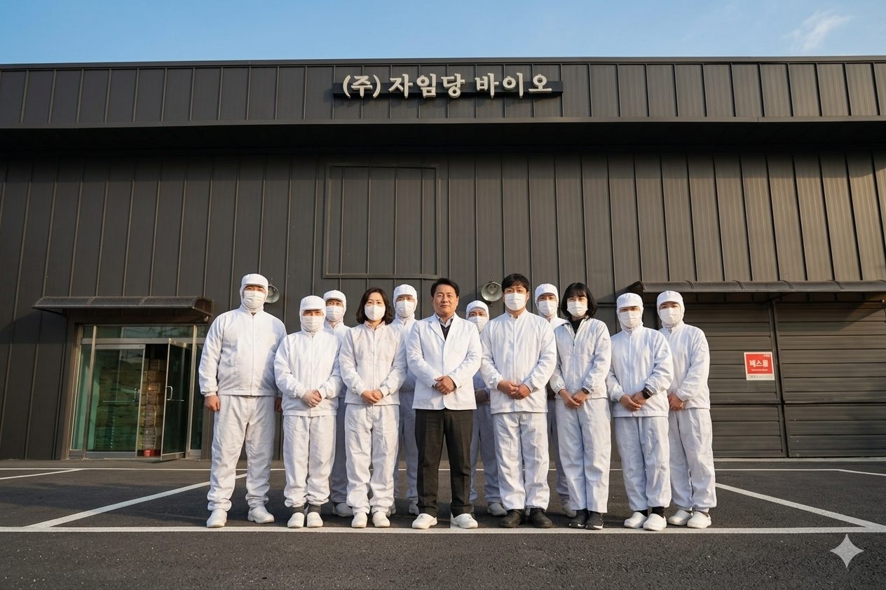 Miembros del equipo del Centro de Decocción Externo de Jaimdang Bio